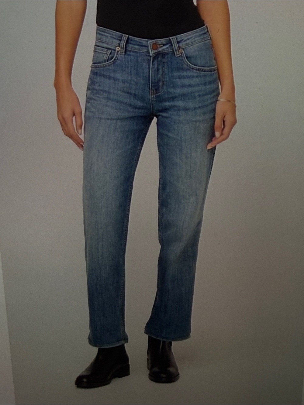 DU/DR Performance Denim Straight Leg Women’s Jeans Sz 25x28